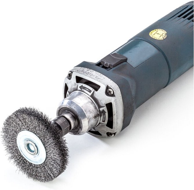 Lessmann Schaft-Rundbürste Stahldraht gew. 60x0,3mm