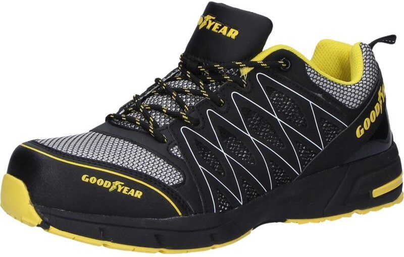 Dulary - Goodyear-Schuhe Adelaide S1P Blk&Yell/Black Yellow T.45 - 1502T45
