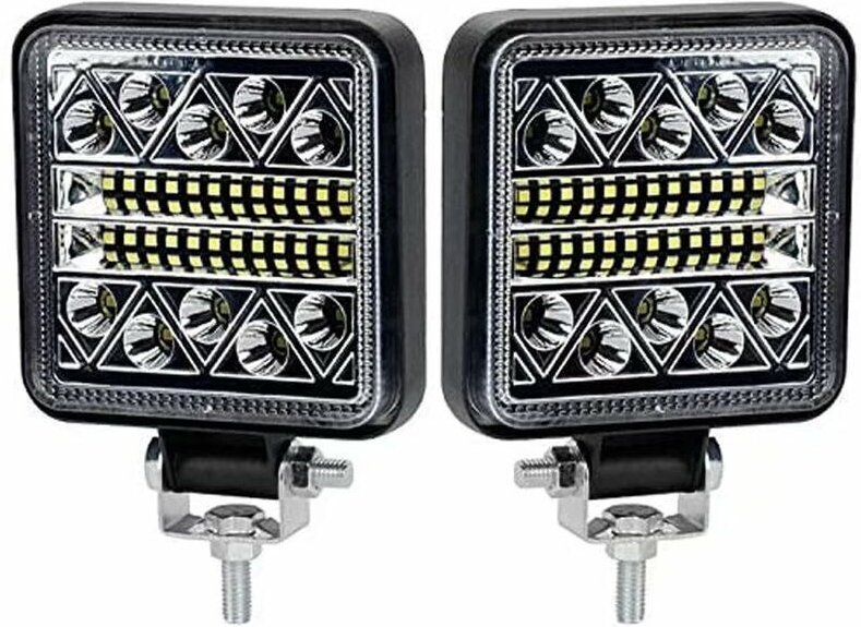 BR-Vie 102W LED Faro da lavoro 10200LM LED Luci di retromarcia 12V, Faretti LED per auto, trattore, barca, camion 12-24V...
