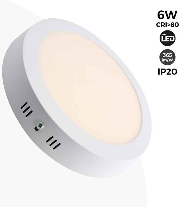 Barcelona Led - Runde LED-Deckenleuchte - 6W - Ø11,5cm - 365lm