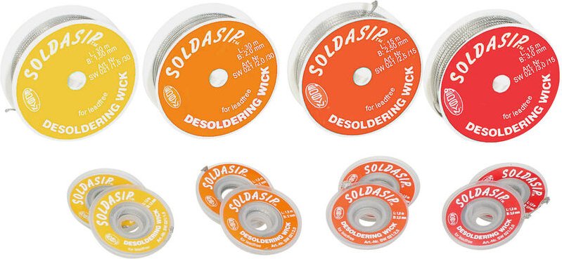 Edsyn - SW021/1,5/30C Entlötlitze Länge 30 m Breite 1.5 mm