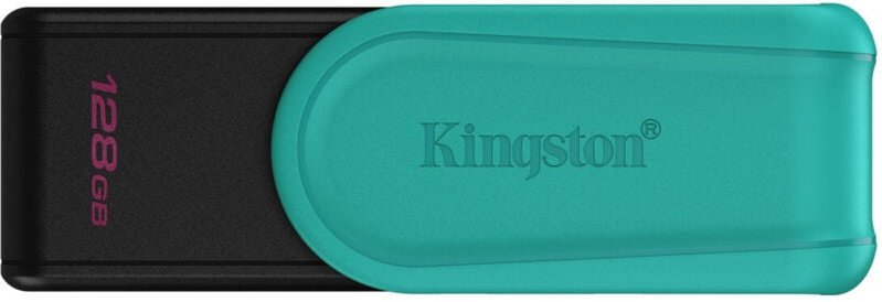 Kingston Technology DataTraveler 128GB Portable USB 3.2 Gen 1 Exodia S (Schwarz/Türkis)