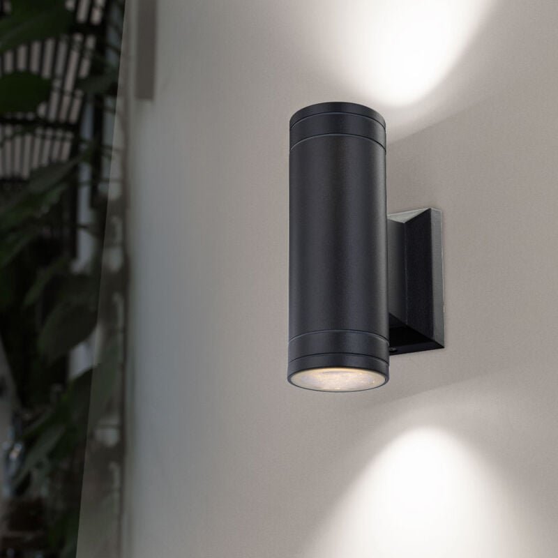 9 Watt LED Haus Wand Beleuchtung Garten Aluminium Up Down Wand Lampe Außen Leuchte