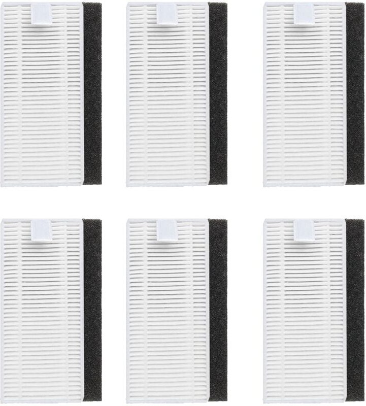 6Pcs Hepa-Filter für 1090 Roboter Staubsauger Filter Teile