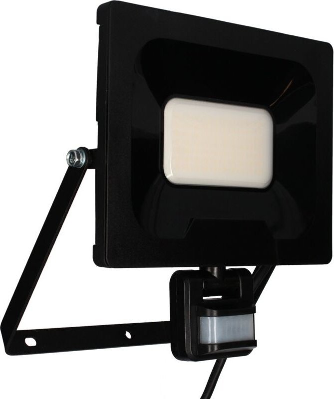 NINO 50W 4000lm Wandstrahler - Bewegungsmelder - Schwarz ARLUX LIGHTING