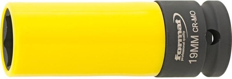 Kraftsteckschlüsseleinsatz mit, Kunststoff-Hülse 1/2' 19 - Format