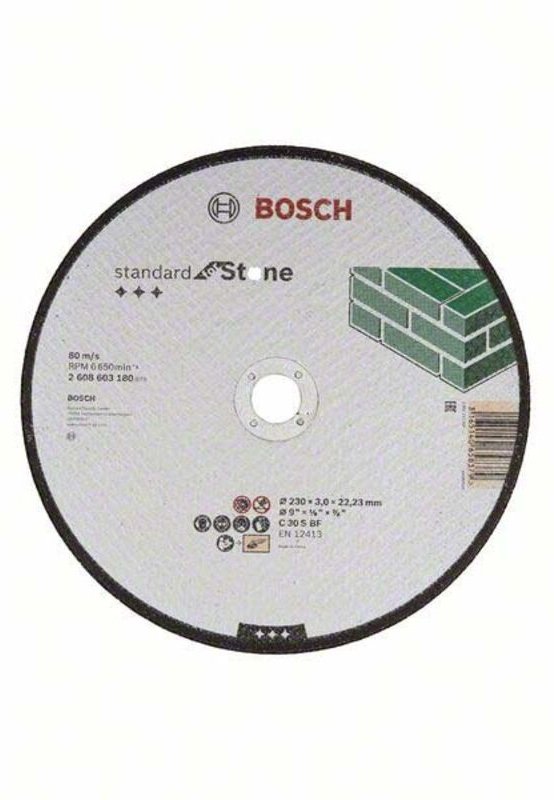 Bosch - pro Stone Trennscheibe 230 x 3 x 22,23 mm - 2608603180