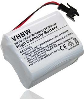 Vhbw - Akku kompatibel mit Tivoli pal MA-1, pal MA-2, pal MA-3, pal+, iPAL MA-1, iPAL MA-2 digital Radio (2000mAh, 7,2V,...