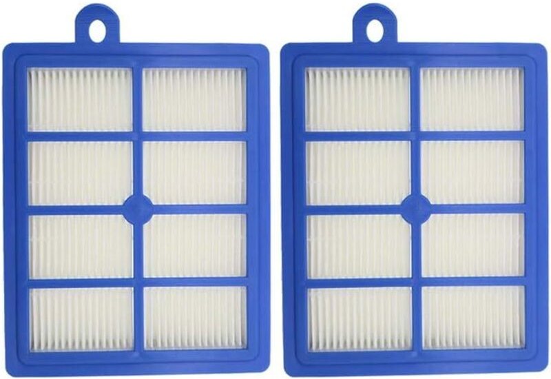 2er-Pack waschbare HEPA-Filter für Electrolux H12 / EL4100 und Philips FC9080 / FC9084