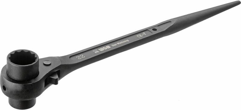 Stahlbauknarre 3068 doppel-sechskant 19 x 22 mm - WGB