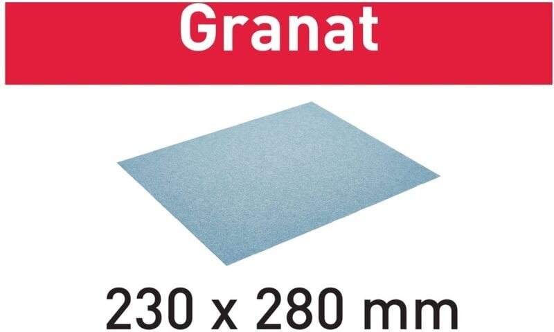 FESTOOL Handschleifmittel Granat 230x280 P400 GR/10 - 201266