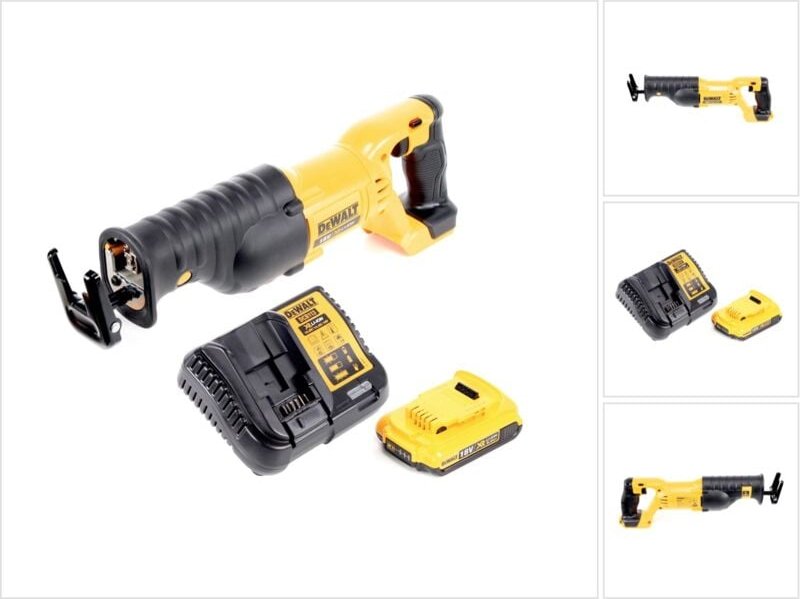 Dewalt - dcs 380 D1 Akku Säbelsäge Reciprosäge 18 v + 1x Akku 2,0 Ah + Ladegerät