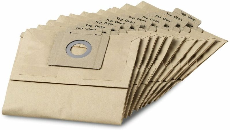 10 x Papierfiltertüten Staubsaugerbeutel Filter Trockensauger kärcher t 12 1