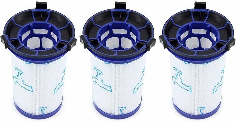 ZVD-3er-Pack Ersatzfilter für Rowenta Air Force 360 / X-Pert Essential 260 Akku-Staubsauger RH9037 RH9038 RH9039 RH9051 ...