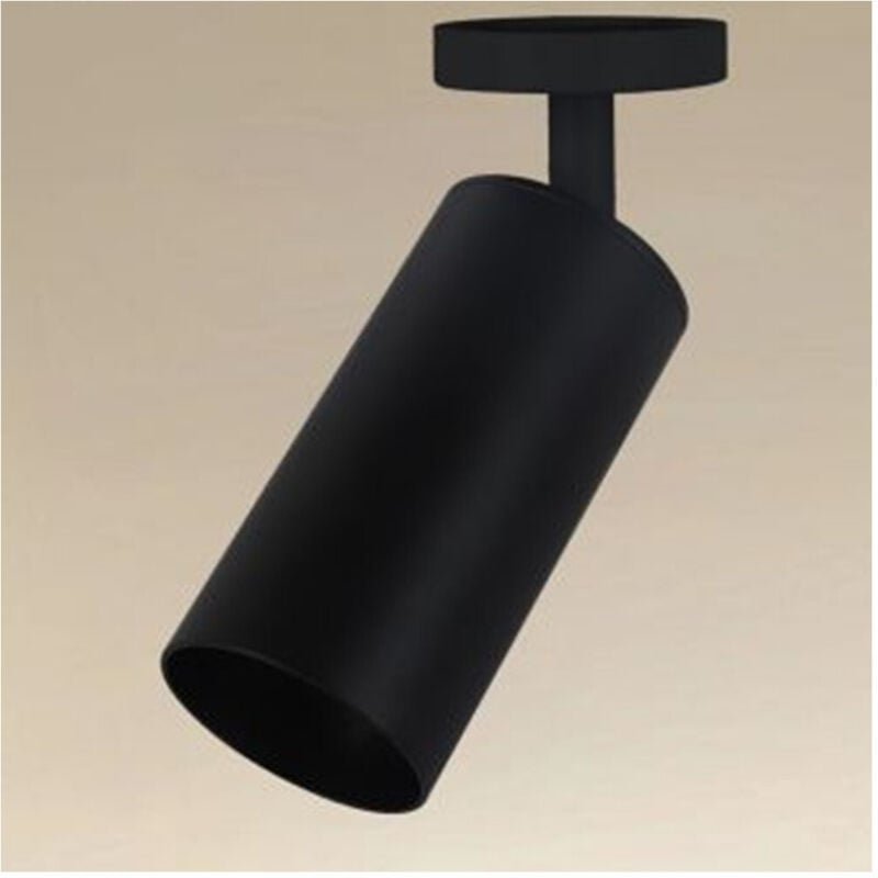 Trade Shop Traesio - Trade Shop - schwarzer spotlight GU10-ANSCHLUSS zylinder-wandleuchte für innendeckenwand IP20 00700...