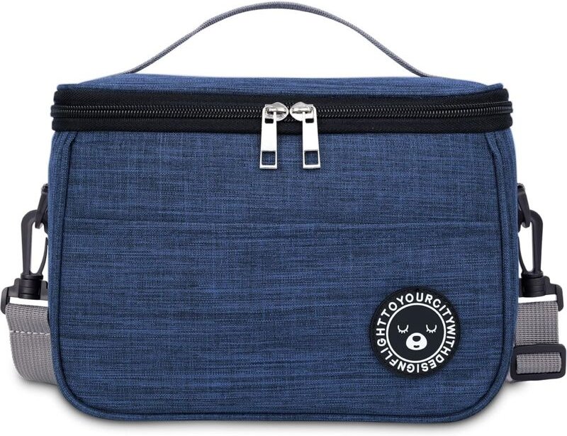 Tigrezy Isolierte Lunchtasche 6,4 l, isolierte Lunchbox-Tasche, tragbare Reise-Picknick-isolierte Lunchtasche