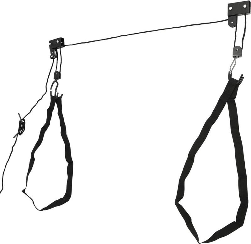 Universal Deckenlift als Halterung Fahrradlift Kanu Kajak 57kg Fahrräder Halter Garage Leiter Fahrrad Deckenhalterung fü...