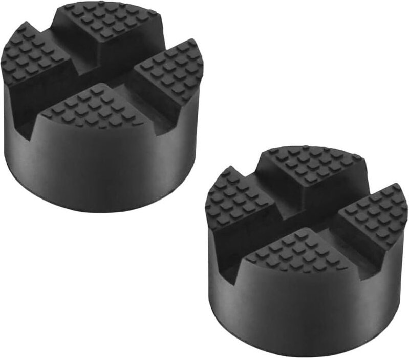 Gabrielle - Gummi-Wagenheber-Pad, Auto-Unterbodenschutz-Pad-Adapter-Zubehörwerkzeug für Wagenheber (2er-Pack)