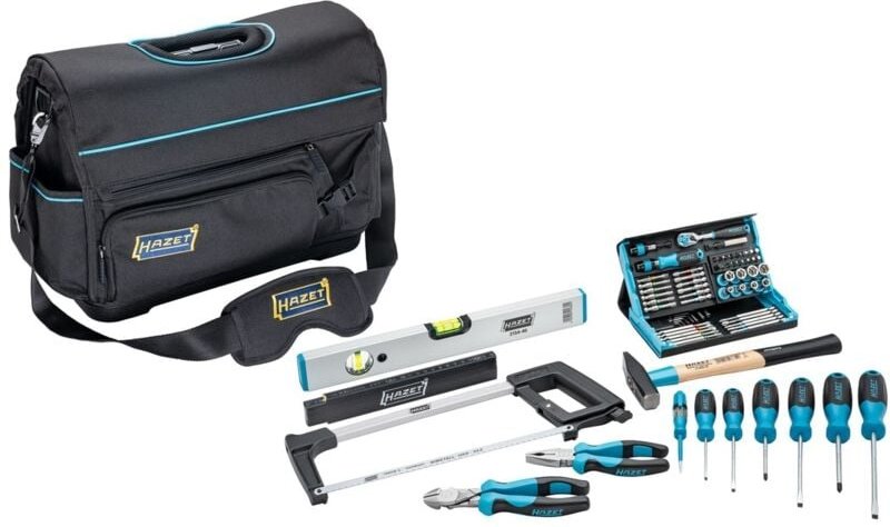 Hazet Universal Werkzeugtasche, groß, mit 73 Werkzeugen, 73-tlg.