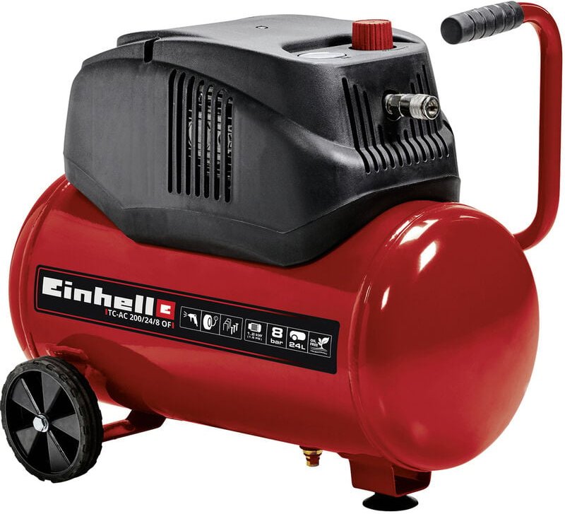Einhell Druckluft-Kompressor TC-AC 200/24/8 OF 24 l 8 bar