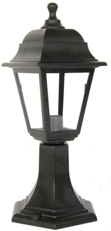 Fabrilamp - Basil außenwandleuchte albahaca 1xe27 schwarz ip44 polycarbonat 41,5x16,5d