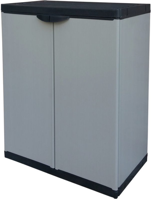 Harzschrank mit 2 Regalen und zwei Türen cm 68 x 39,5 x 85 h