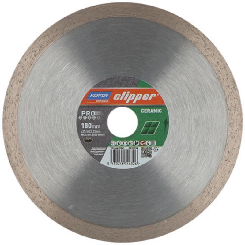 Norton - Diamantscheibe md 120 c ø 180 mm Bohrung 25.4 /22.23- 70184625561