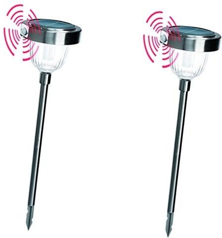Technik@all - Solarleuchte mit Bewegungsmelder 2-er Set