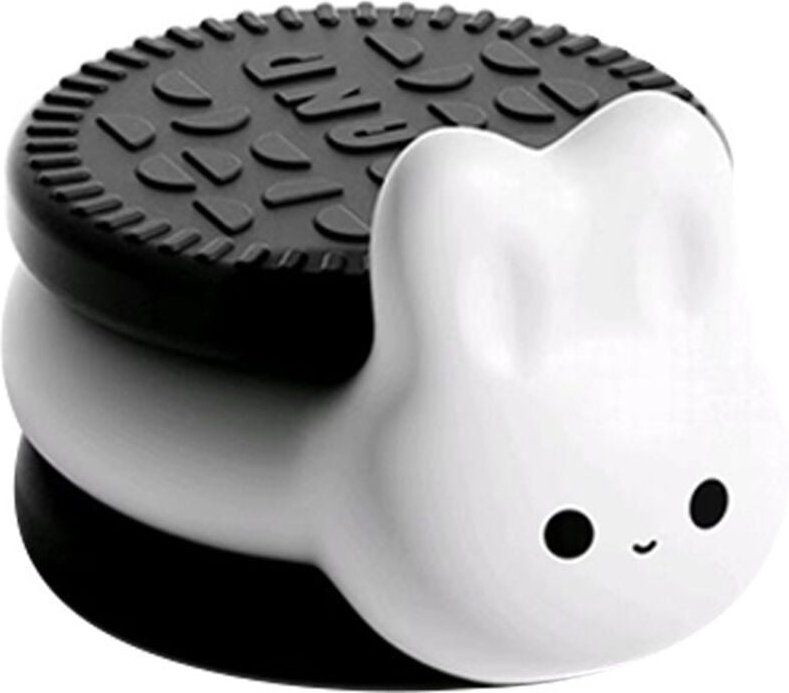 Kcvv - LED-Nachtlicht für Kinder, Oreo-Keks-Häschen-Nachtlicht für Kinder, Silikon-Nachtlicht für Kinder, LED-Nachttisch...