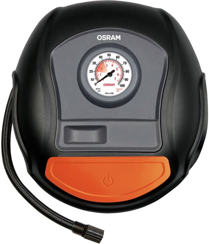 Osram - Automotive OTI200 Kompressor Analoges Manometer, Kabelfach/-aufnahme, Überlastungsschutz