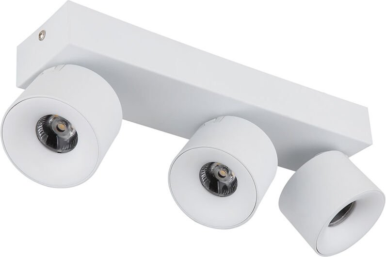 Globo - Deckenleuchte Spotleiste Spotlampe led Strahler schwenkbar weiß matt 3-Flammig