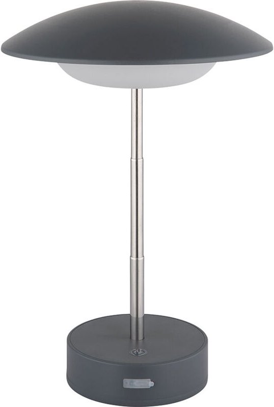 Thumbnail - Globo Lighting - Tischlampe Touchdimmer Leselampe led Tischleuchte höhenverstellbar Nachttischlampe anthrazit, 1W 40lm w...