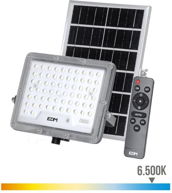 EDM - Strahler 31856 Slim Grey 50 w 600 lm Solar (6500 k)