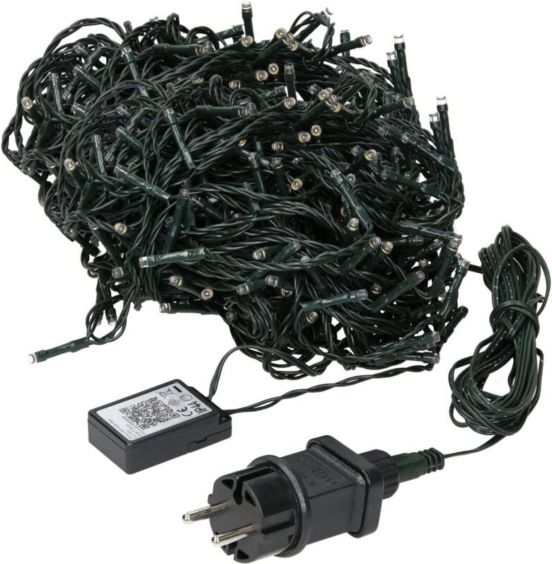 Ecd Germany - LED-Lichterkette, 720 LEDs, kaltweiß, 230V, IP44, Innen/Außen