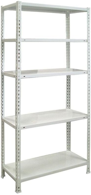 Simonrack Ecoclick Mini 5/300 weiße Regal mit 5 Ebenen