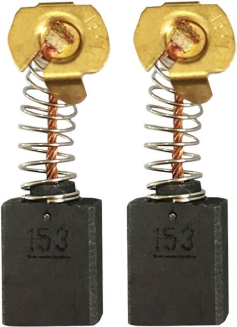 Trade-shop - 2x Motorkohlen Kohlebürsten 6,5x13,5x16/18mm für Herkules, Atika, Woodster, Makita, Dolmar, Scheppach, Ferm...