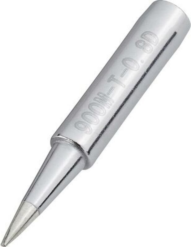 TOOLCRAFT T-0,8D Lötspitze Meißelform Spitzen-Größe 0.8 mm Spitzen-Länge 17 mm Inhalt 1 St.