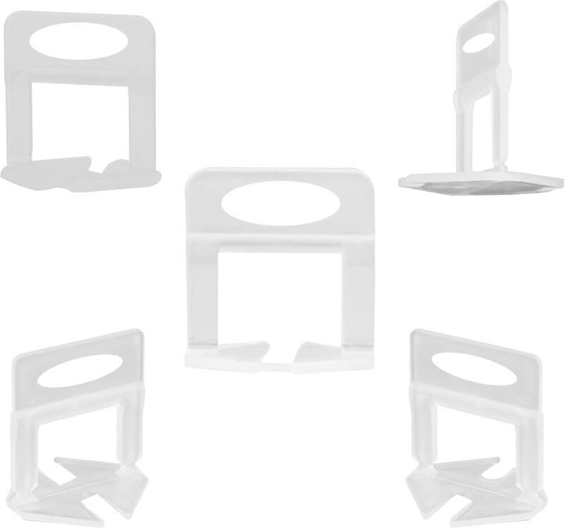 Système de Nivellement de Carrelage,300 Pcs 1 mm Clips d'entretoise pour Outils Pour Sols et Carreaux