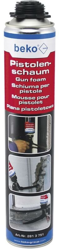 B3 -Pistolenschaum - Einschäumen von Fenstern