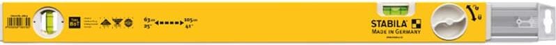 Stabila - Teleskop-Wasserwaage Type 80 t Aluminium Teleskop Wasserwaage Ausziehbar, Länge (in cm): 63 - 105 cm