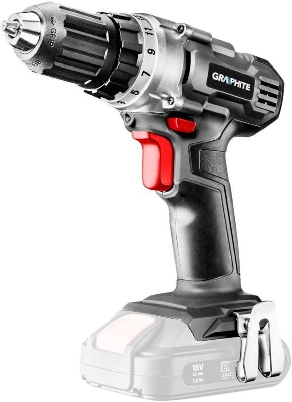 Akku-Bohrmaschine Energy+, 18V, Li-Ion, ohne Akku - Graphite