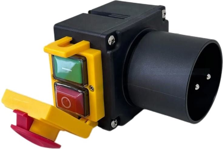 Trade-shop - Schalter-Stecker-Kombination / Motorstarter / Ein-Aus-Schalter mit Phasenwender DZ08-1 230V für einphasige ...