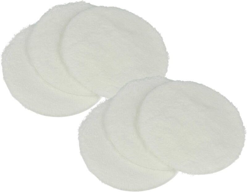 6x Polierpad kompatibel mit Kärcher fp 202, pst 1000, fp 303, fp 222 Saugbohner - Polierscheiben-Set für Parkett Weiß - ...