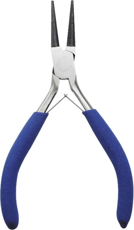 Brüder Mannesmann - M10805 Elektronik- u. Feinmechanik Rundzange Gerade Werkzeugstahl 125 mm