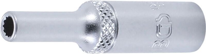 Steckschlüssel-Einsatz Zwölfkant, tief Antrieb Innenvierkant 6,3 mm (1/4") SW 4 mm