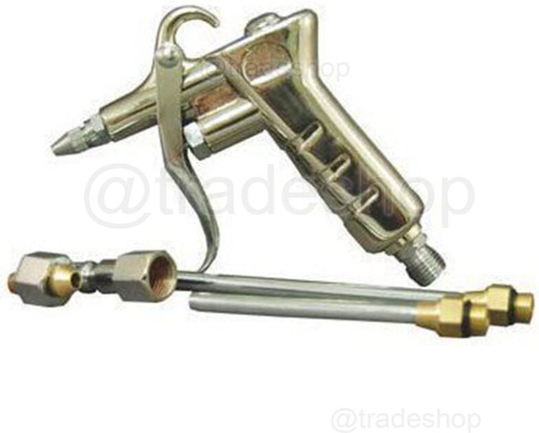 Trade Shop Traesio - Trade Shop - Luftblaskompressor-Pistole-Set mit 5-teiligem Zubehör -