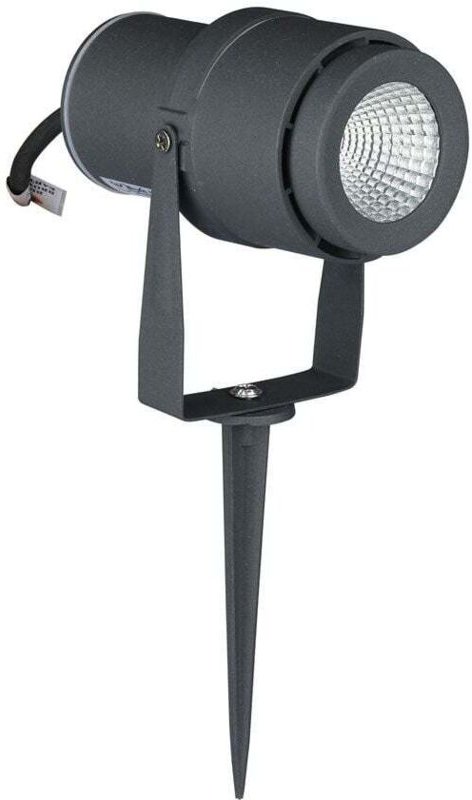 12W led Gartenstrahler mit Erdspieß, Grau, Naturweiß, IP65 - V-tac