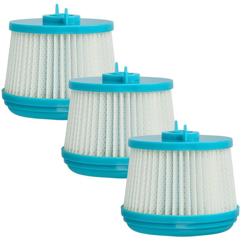 3x Nachmotorfilter kompatibel mit Genius Invictus X9, X5, X4, X8, X7 Staubsauger - hepa Filter - Vhbw