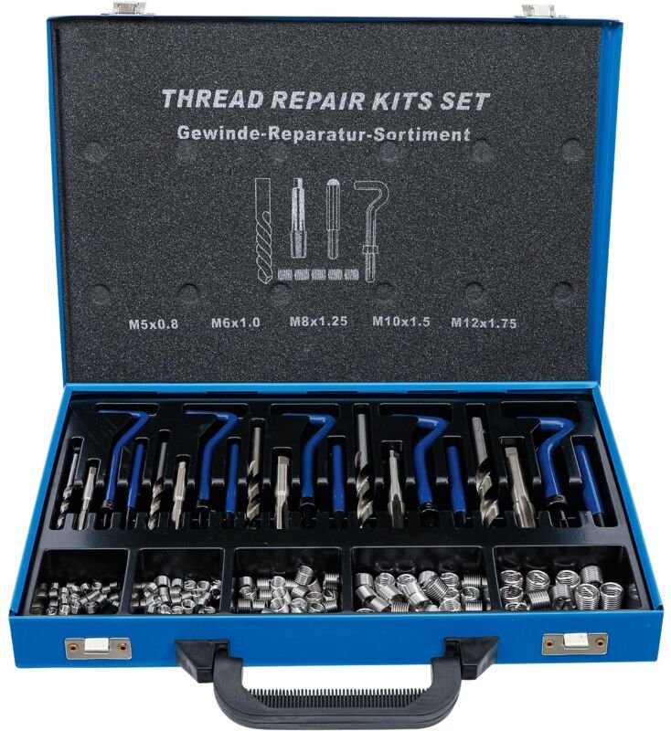 Gewinde-Reparatursatz M5 - M12 130-tlg.