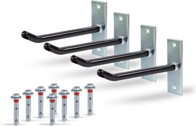 Felgenhalter-Set, 4Stahlhaken - 801960 - Alberts